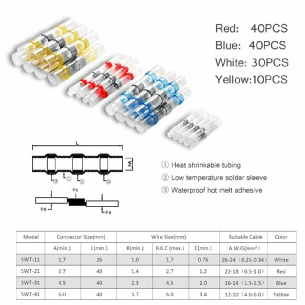 120 шт. провод соединитель самолета Электрический морской автомобильный