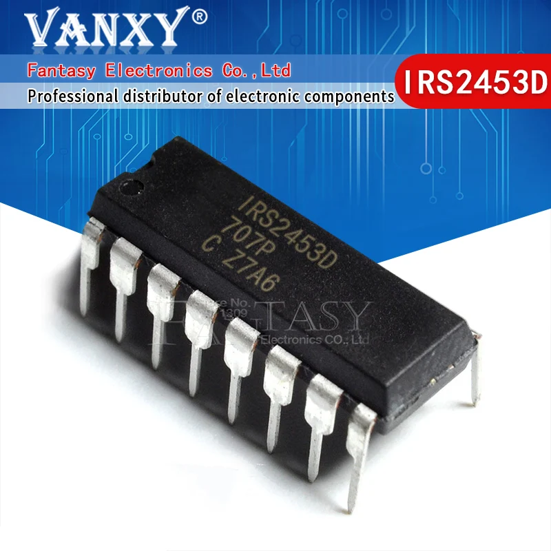 

5 шт. IRS2453D DIP16 IRS2453 DIP IRS2453DPBF DIP-16 IR2453 IR2453D