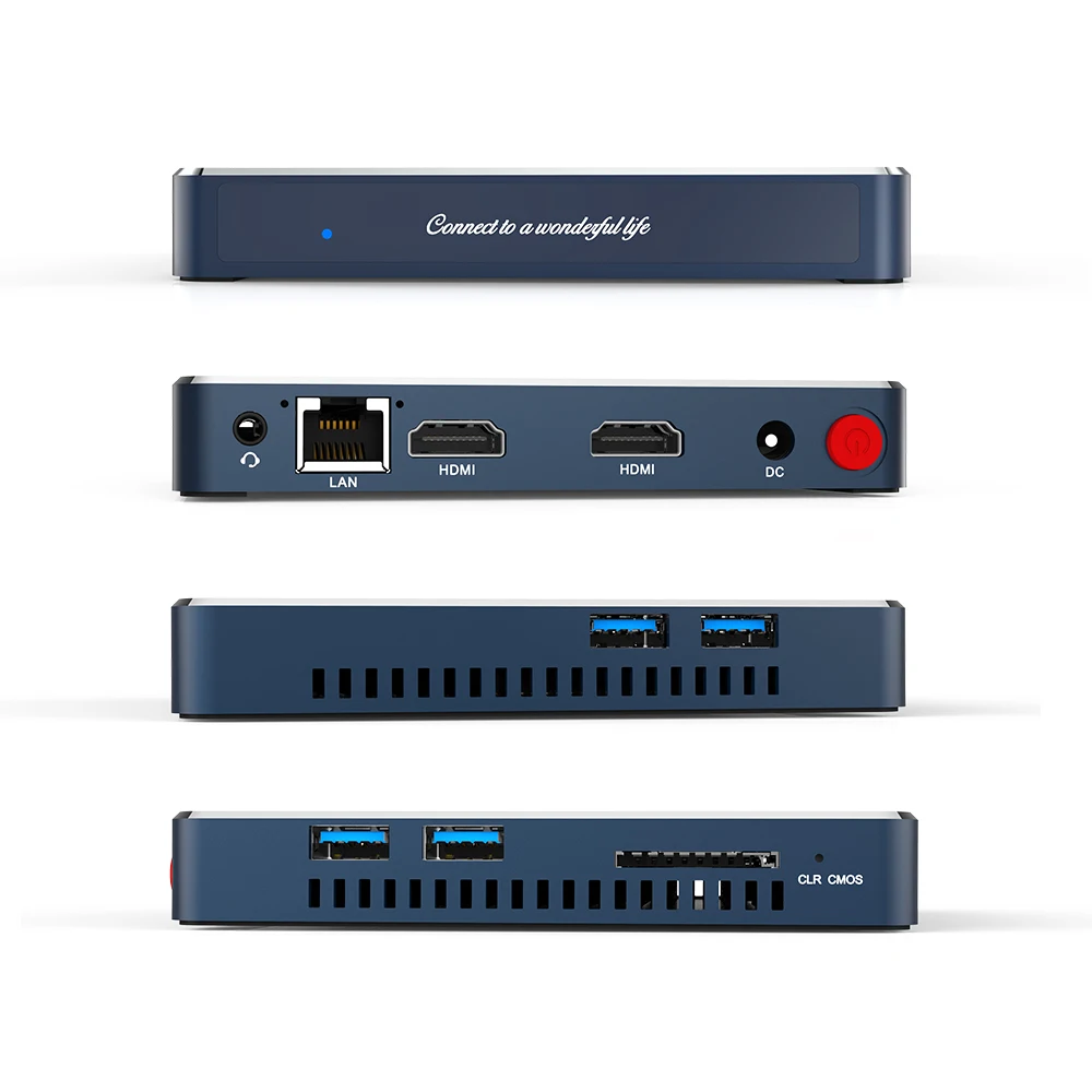 Beelink GeminiM Windows 10 Мини ПК Intel J4125 до 2 6 ГГц 8 Гб 256 ГБ двойной WIFI UHD графика 600 WIN10