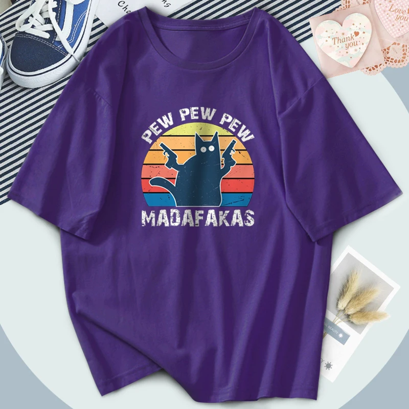 

Harajuku/пью Madafakas футболки Женский стильное джинсовое платье с коротким рукавом в стиле кэжуал размера плюс футболки в винтажном стиле, повсед...