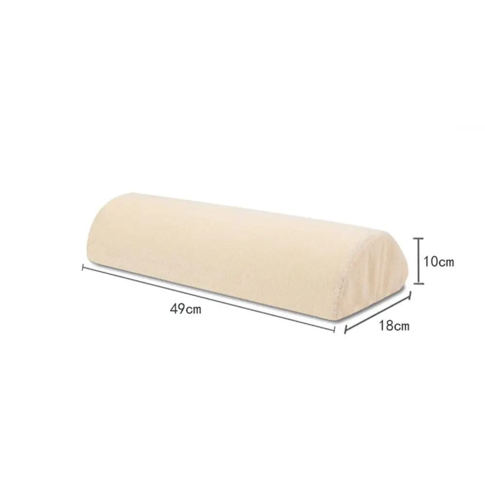Memory Foam полукруглая подушка для ног/коленей с моющейся крышкой облегчения боли