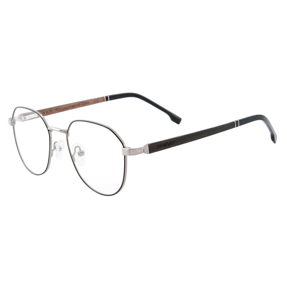 UOOUOO Wood glasses frame men women wooden eyeglasses retro square eyewear prescription glasses frame blu ray computer glasses