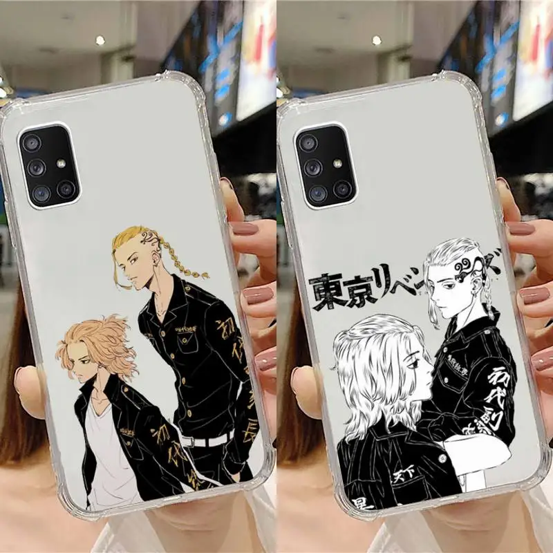 

Tokyo Avengers Japan anime Phone Case Transparent For Samsung Galaxy A S Note 9 10 51 50 71 70 80 20 21 30s ultra plus