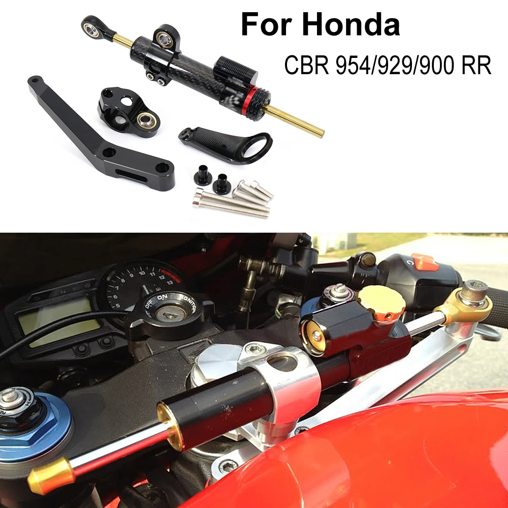 Kit de soporte de montaje de amortiguador de dirección para motocicleta, estabilizador de dirección para Honda CBR929RR, CBR 929 RR, 2000, 2001, nuevo