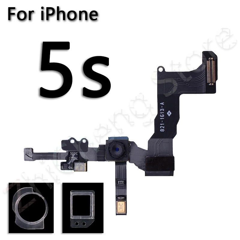 Фронтальная камера для iPhone 5 5S SE 5C 6s 6 7 8 Plus фронтальная камера датчик приближения гибкий кабель с микрофоном - Цвет: For iPhone 5s