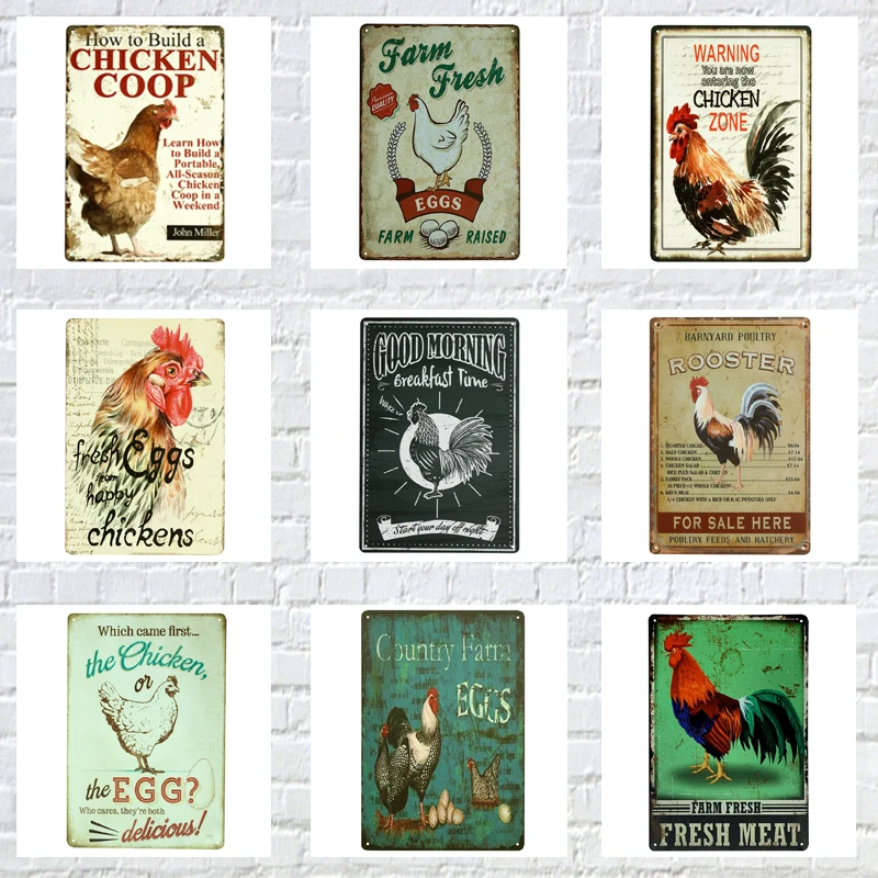 ZJY Металлический Настенный декор винтажная металлическая жестяная вывеска для