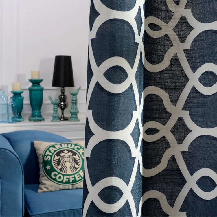 Прямые поставки с фабрики Современные Простые европейские занавески для спальни