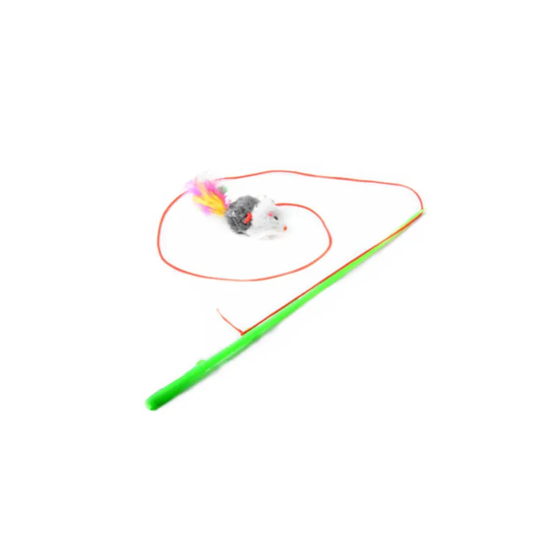 2020 высокое качество Пластик перо мышей забавная игрушка для кошек весело играть