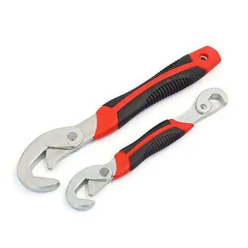 

2PCS Universal Adjustable Wrench for Auto Repairing Metal Working (Big & Small)