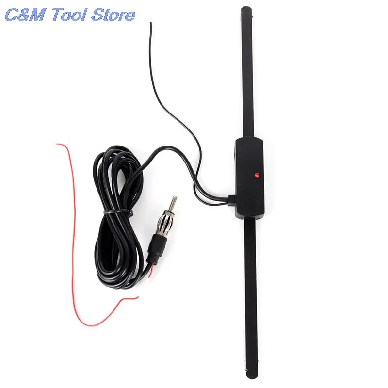 

New Car Aerial Antenna Windshield Electric Radio High Quality 1pc Universal 12V FM/AM Automatic Aerial