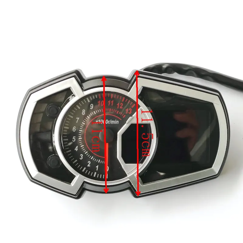 

Motorcycle General Liquid Crystal Meter Speed, Speed, Water Temperature and Oil Gauge Suitable for Ninja 650 Single Cylinder