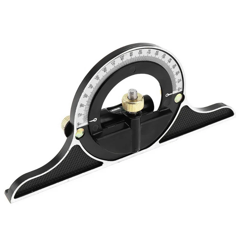 

1 Set Measuring Tool Combination 300mm Stainless Steel 180 Degree Functional Carpenter Angle Ruler With Level Instrument