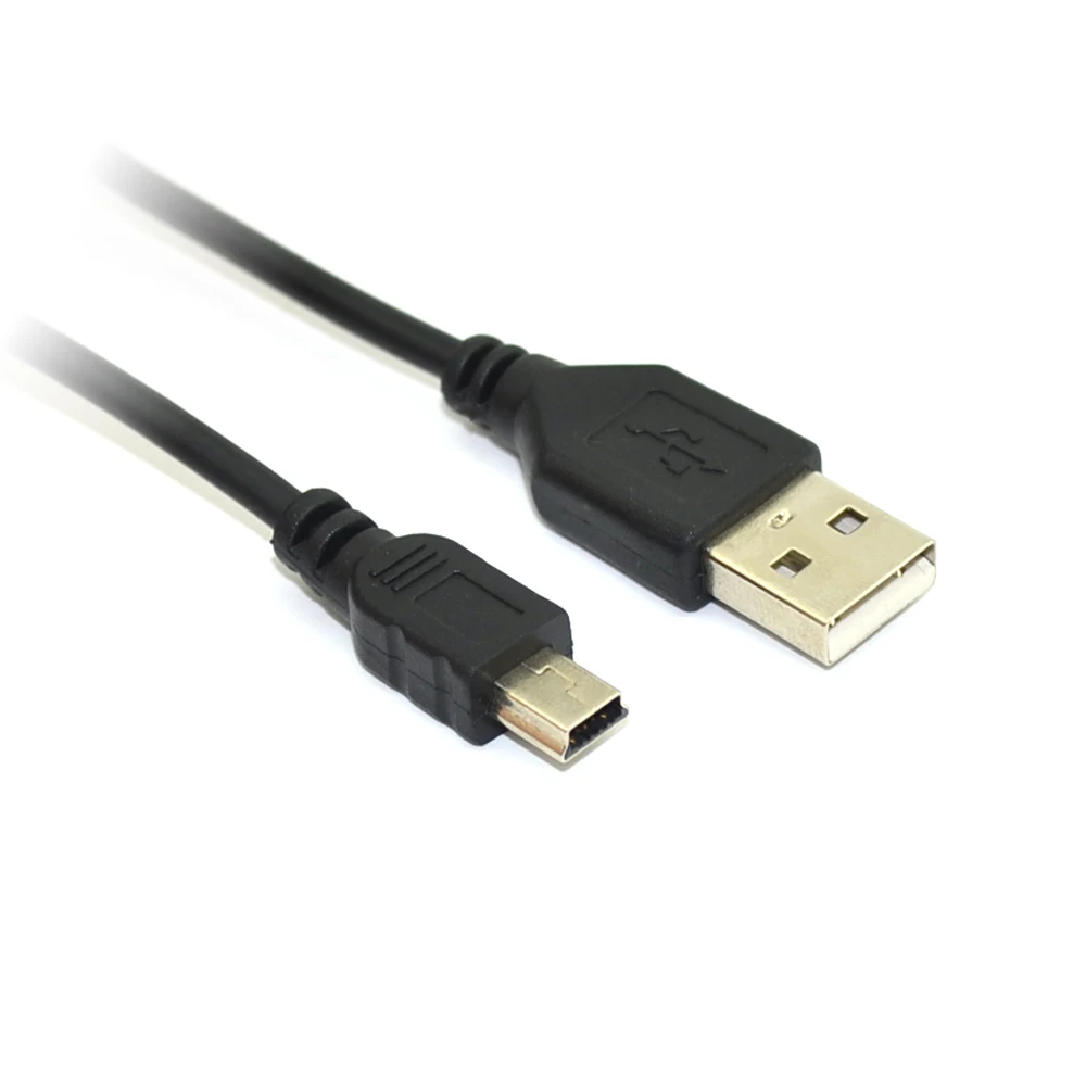 10 шт. 1 м/1 2 8 м/3 м USB мини-кабель для зарядки игрового контроллера PS3 кабель