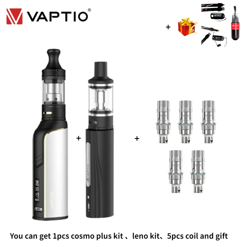 Электронная сигарета набор оригинал VAPTIO Цвет болотный серо зеленый плюс