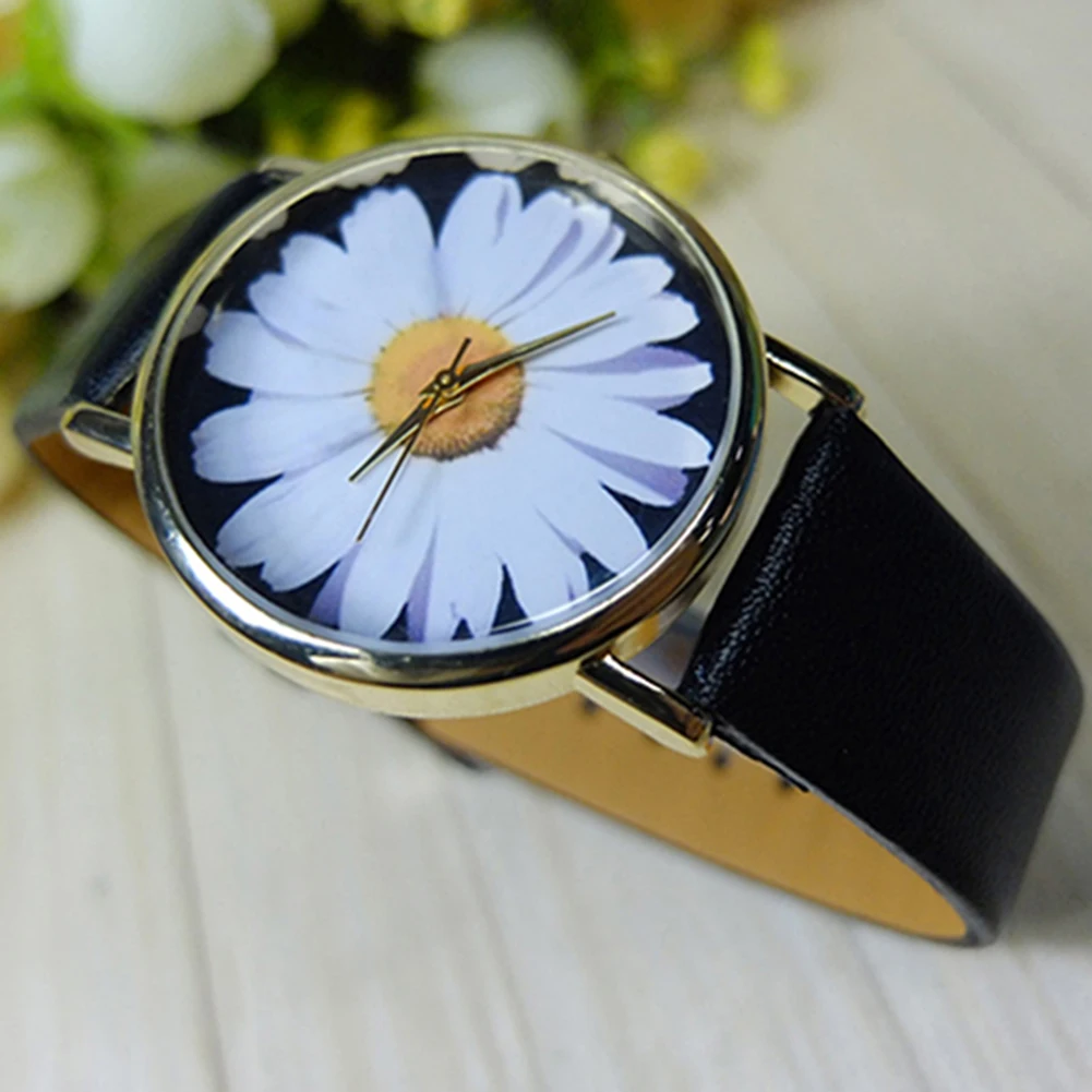 Часы женские кварцевые с кожаным ремешком модные маленькие винтажные простые