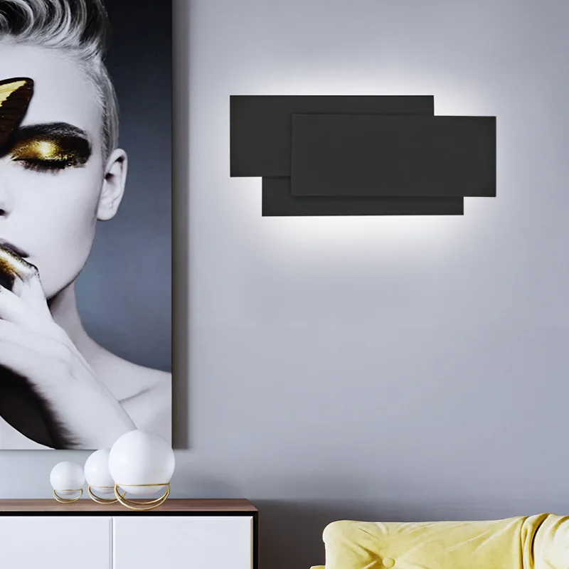 

Simple bedroom bedside living room dining room Hotel study corridor light LED tower folding wall lamp.