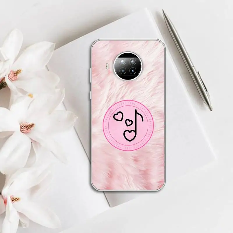 

Phone Case Transparent for Xiaomi mi Redmi note 10 t 8 9 pro lite 11 Samsung S 8 9 10 20 Fashion pink queen letters