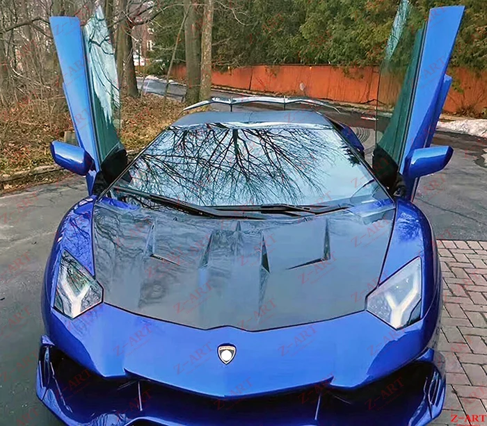Z-ART для Lamborghini LP700 кованая передняя крышка из углеродного волокна чёрная - купить