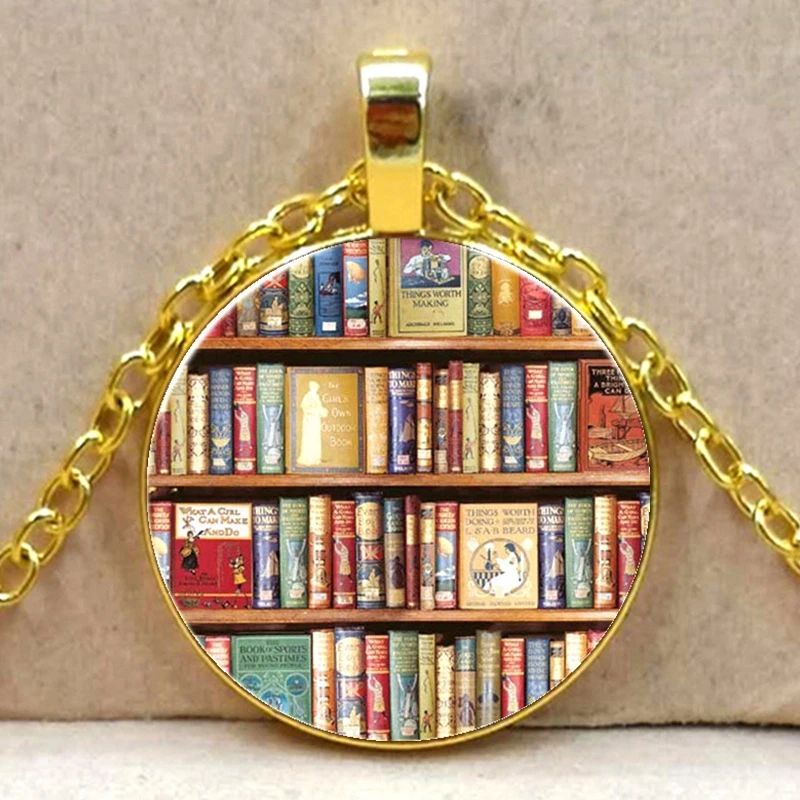 Новые ностальгические книги ожерелье с фото для влюбленных книг ювелирные