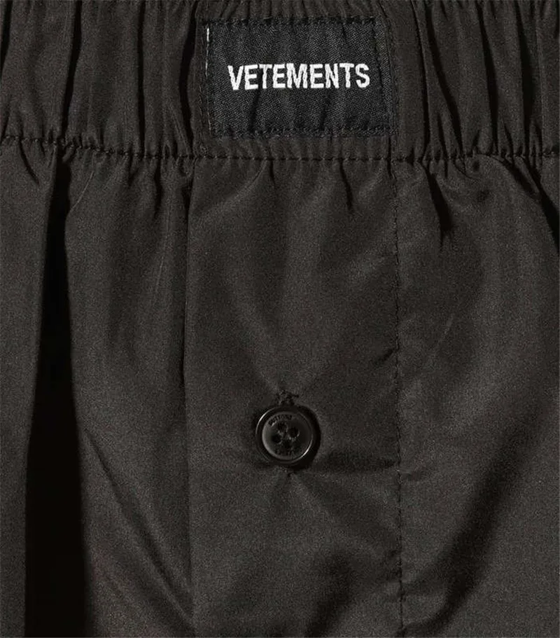

Vetements Shorts Men Women Black High Quality vetements Shorts Fashion Casual Pockets stretch vetements Shorts