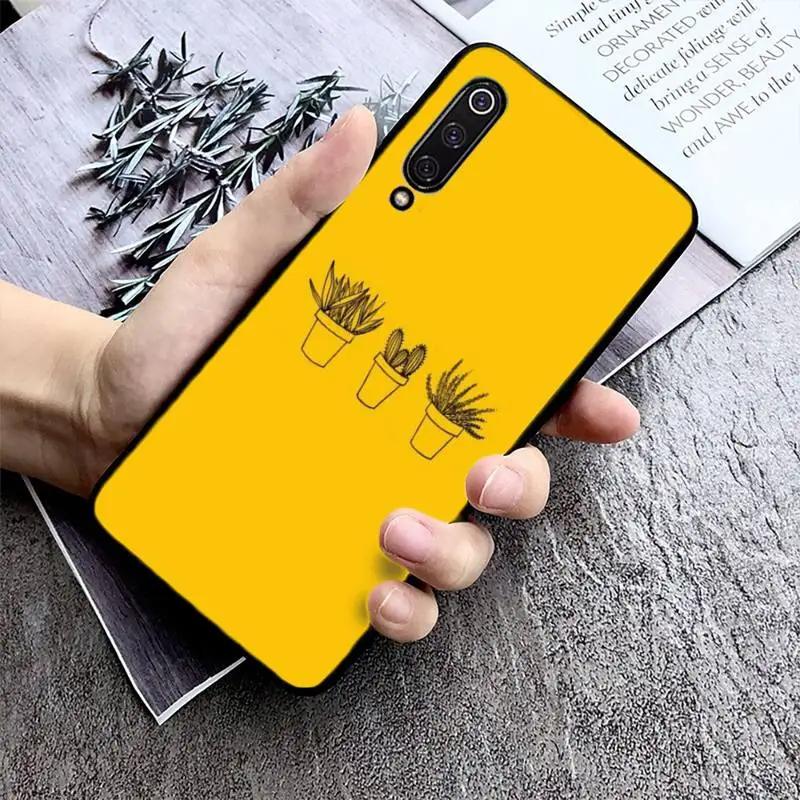 

Aesthetic Yellow Phone Case Phone Case For Xiaomi mi9 mi8 F1 9SE 10lite note10lite Mi8lite Back Coque xiaomimi5x