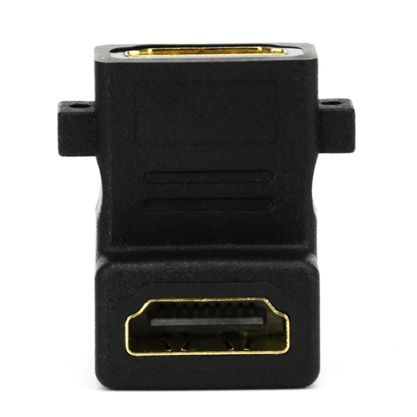 HD01 90 градусов угол удлинитель HDMI Женский к Кабель адаптер конвертер 1080P для