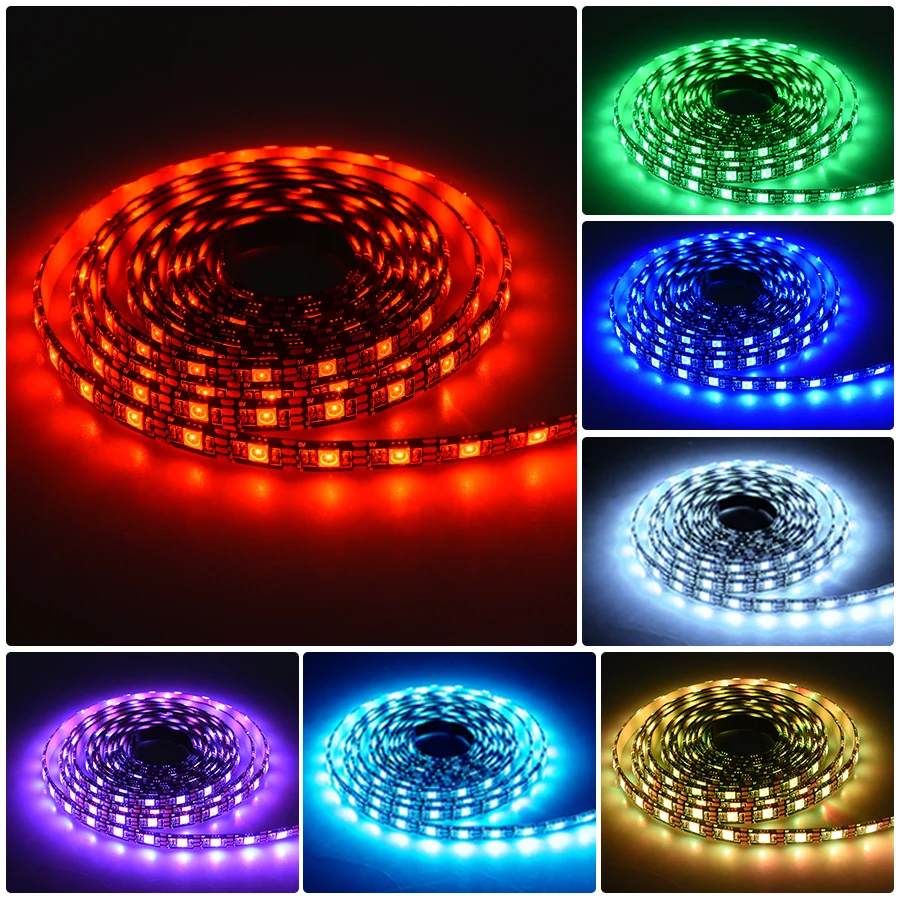 Питание от USB 5 в RGB Светодиодная лента светильник 60 светодиодный s/m 5050SMD USB светильник IP33 IP65 водонепроницаемая лента для ТВ PC Backgroud светильник ing