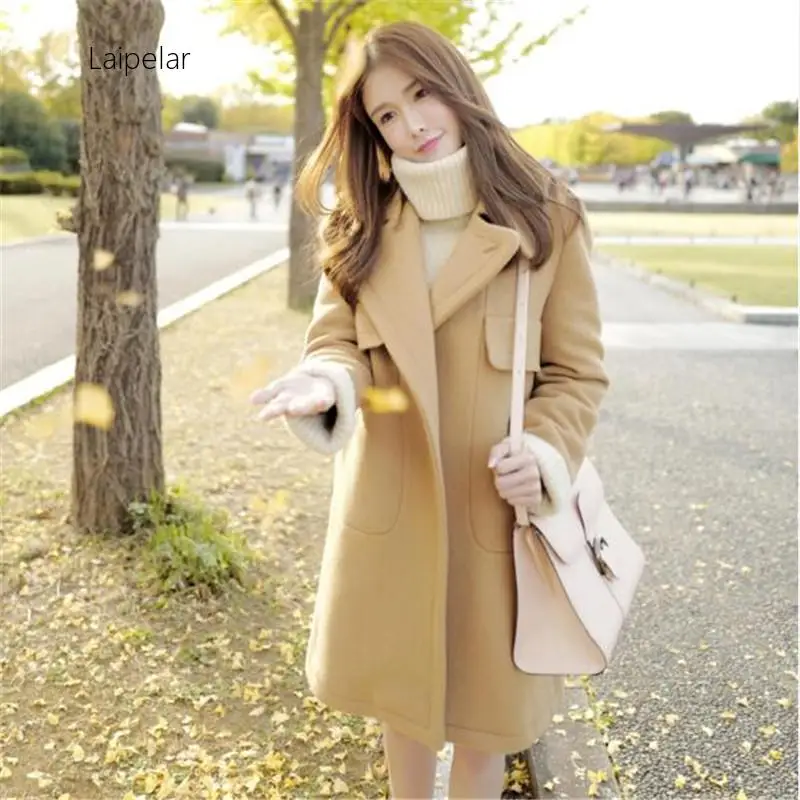

Laipelar Wind 2020 Fashion Cotton-jacket Thickened Winter Clothes Short Wool Coat Shows Tall And Petite Women's Clothes
