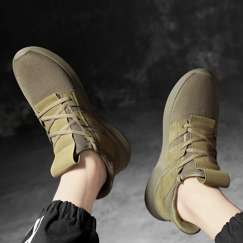 

Shoes Men Sneakers Trainers Internal Increase Breathable Casual Shoes Walking Male Non-slip Adult Shoes Tenis Masculino Adulto