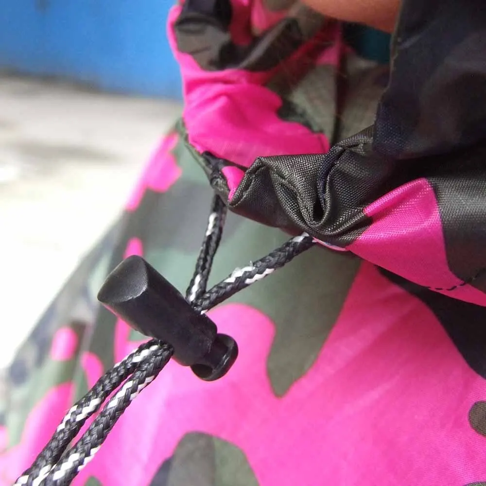 

Lixada 3 in 1 Multifunctional Outdoor Military Travel Camouflage Raincoat Poncho Backpack Rain Cover Waterproof Tent Mat Awning