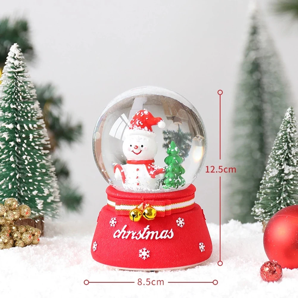 Инновационный Санта Клаус снег музыкальная шкатулка в виде хрустального шара