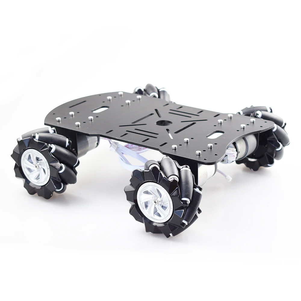 Moebius 4WD 80 мм Mecanum колеса робот шасси автомобиля комплект с DC 12 В кодер Двигатель Для Arduino Raspberry Pi DIY проект ствол игрушка