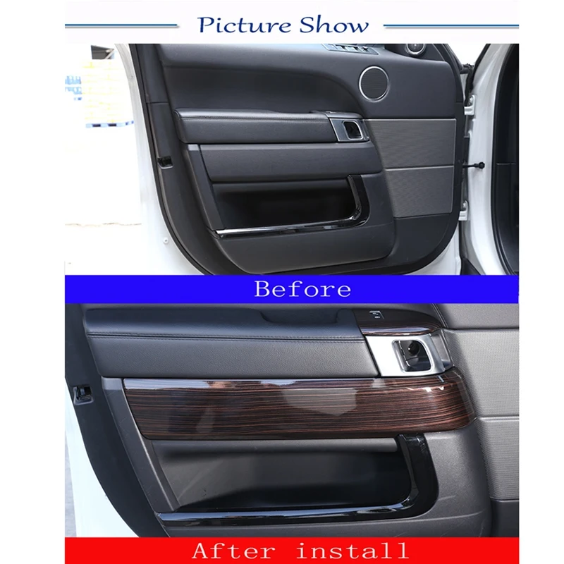 Car ABS Plastic Inner Door Decoration Cover Trim for Land Rover Range Sport RR 2014-2020 | Автомобили и мотоциклы