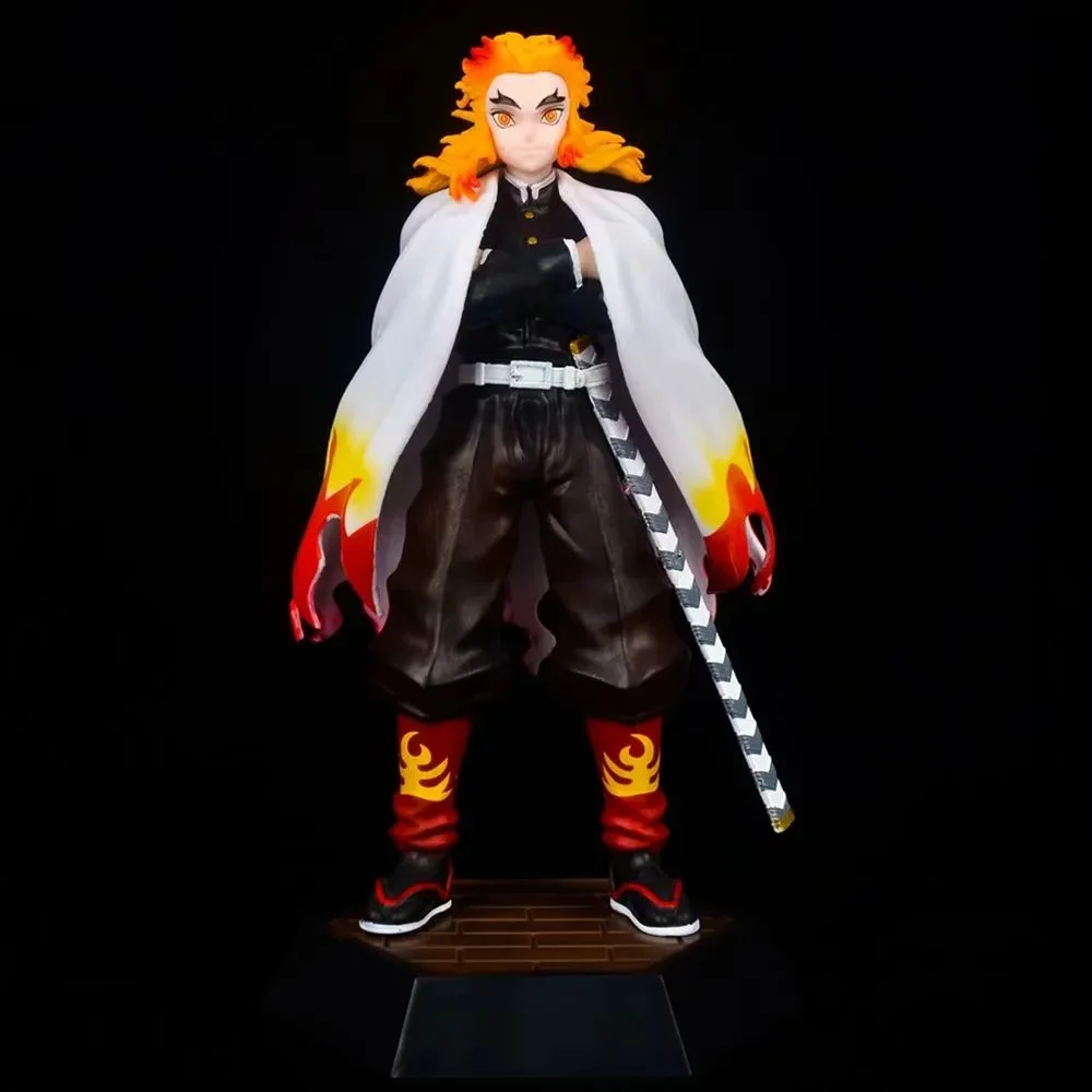 

Фигурка Kimetsu No Yaiba, 21 см, Rengoku Kyoujurou, ПВХ фигурка, игрушки, модель