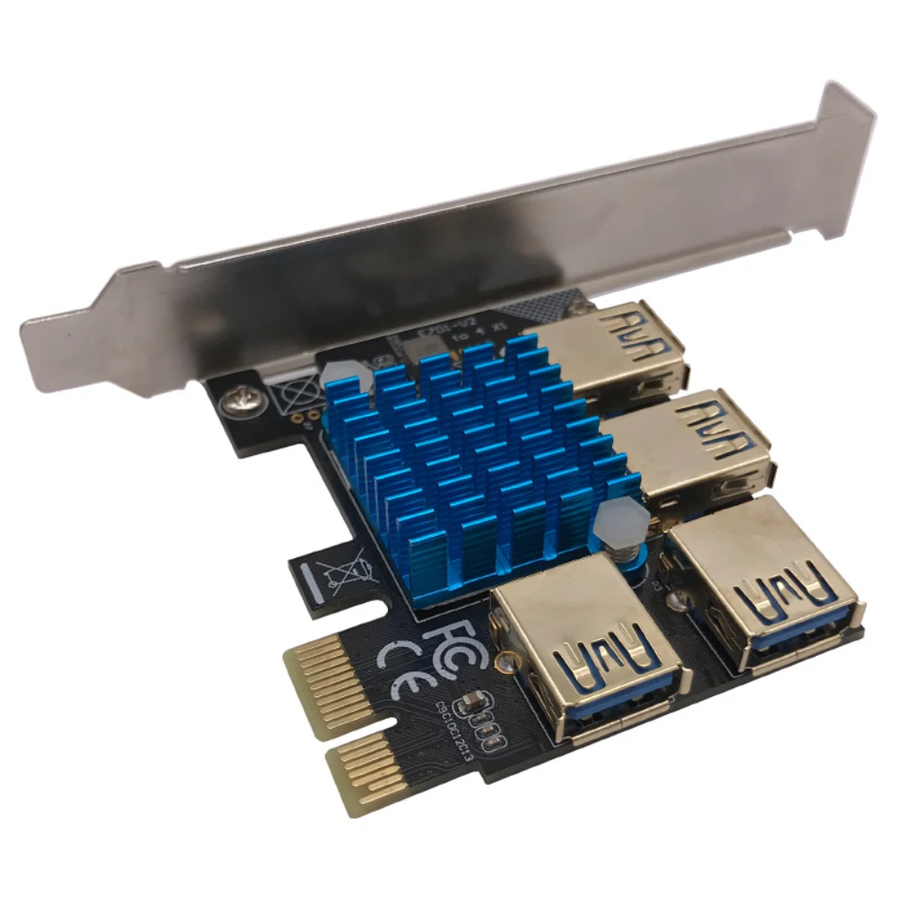 Переходная карта PCI-E PCIE 1-4 адаптер USB 3 0 для майнинга BTC конвертер PCIe | Компьютеры и