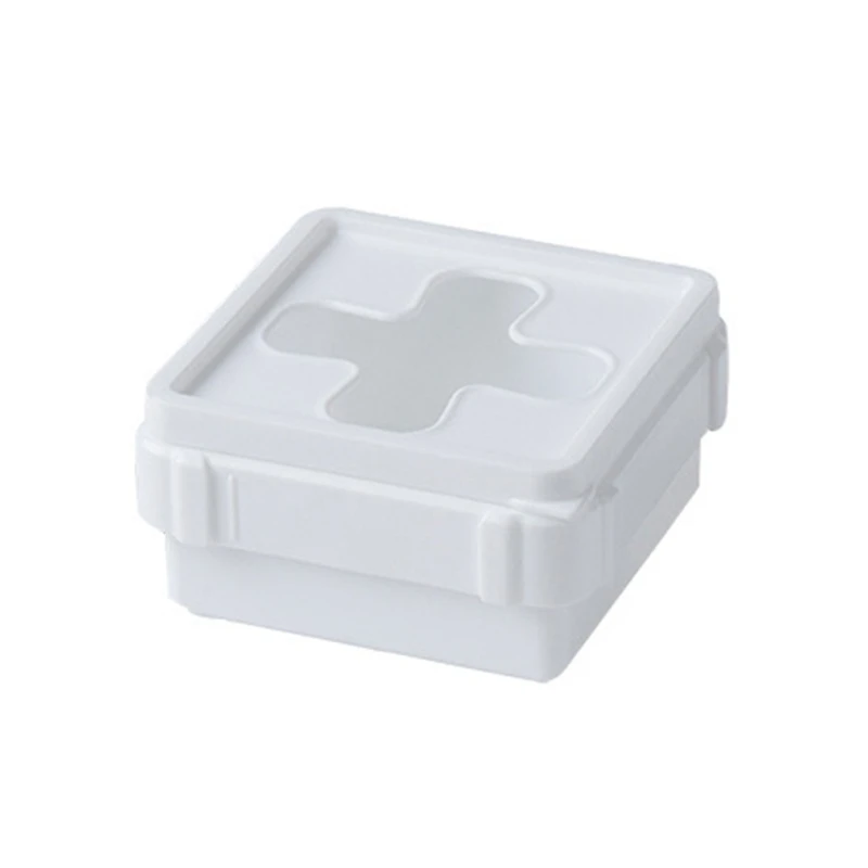 

Dry Wet Tissue Paper Case Dustproof Tissue Storage Box Case Dispenser Holder for Home Office Desk White