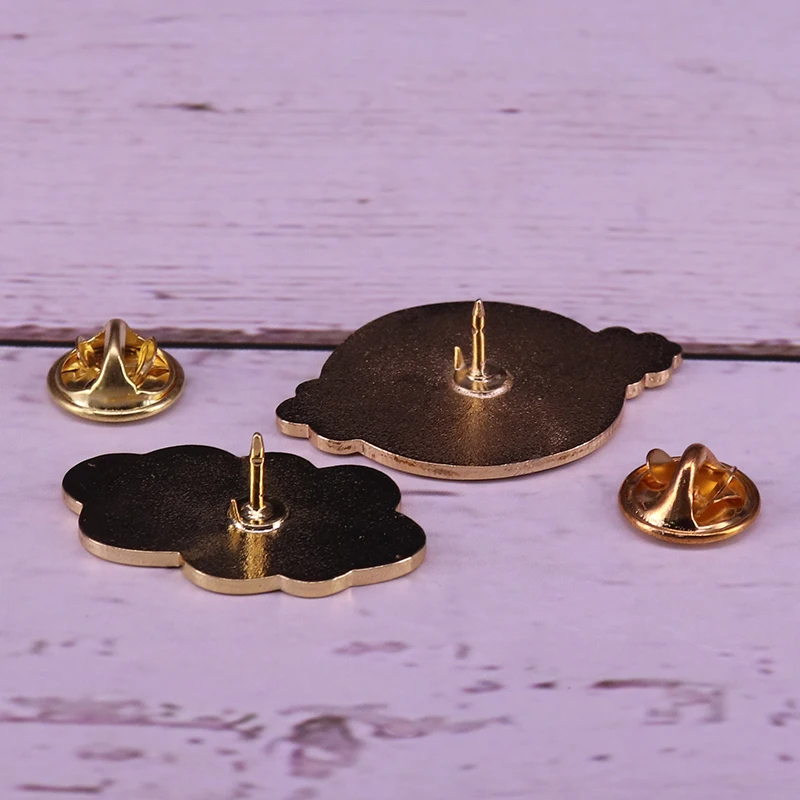 Луна и облака комплекты бейджей Звездная ночь булавка астрономические украшения