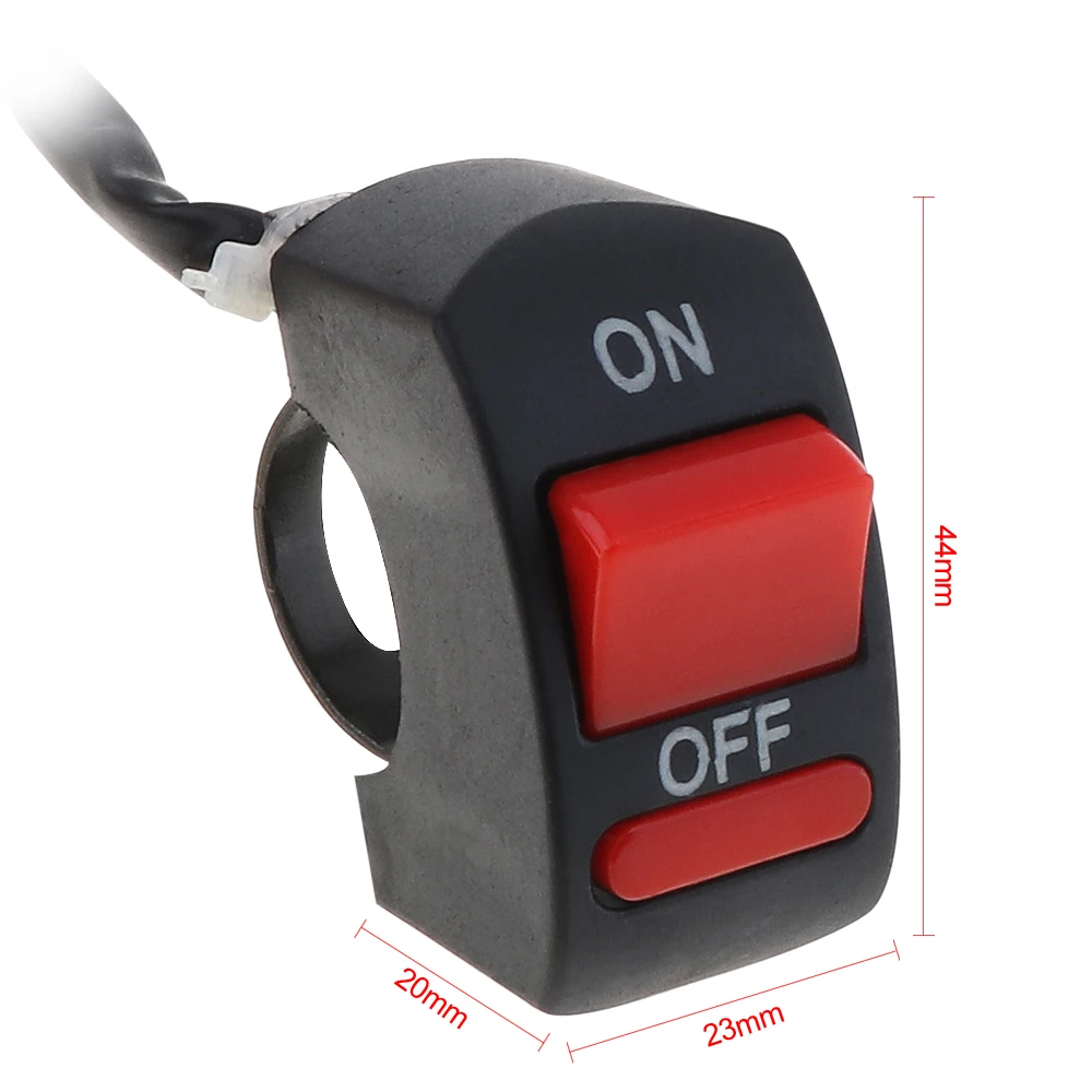 Motorcycle Universal Switches Handlebar Flame Rollout Switch on off Button for Motor ATV Bike DC12V/10A | Автомобили и мотоциклы