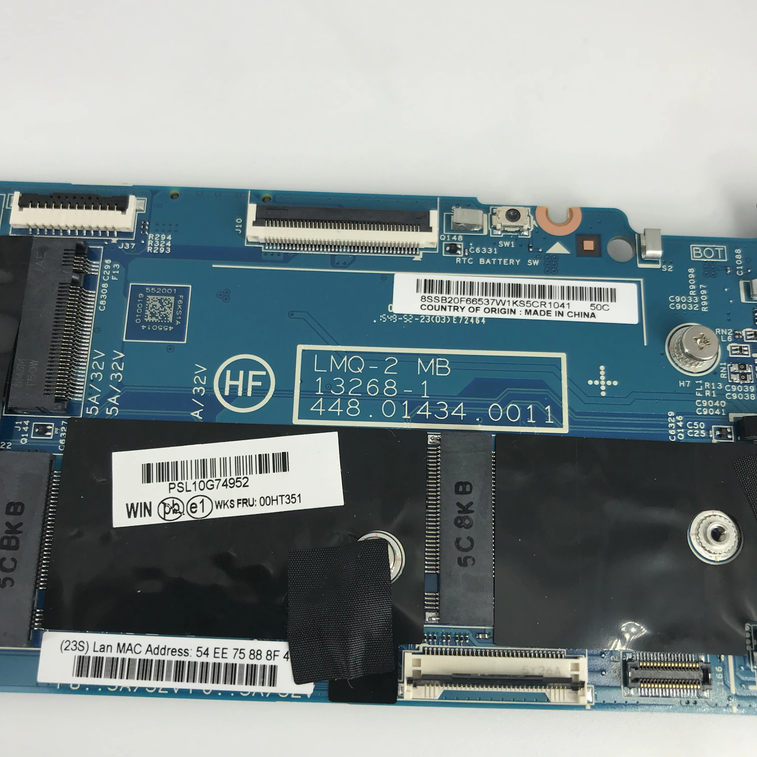 brand new for lenovo thinkpad x1 carbon fru 00ht359 i5 5300u 8gb ram 13268 1 448 01430 0011 laptop motherboard tested free global shipping