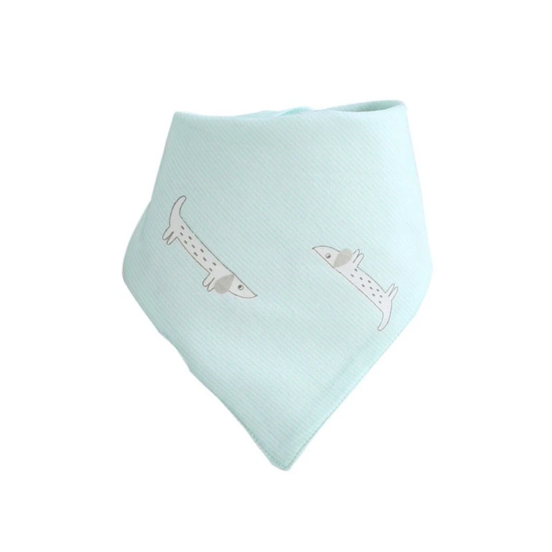 Детские Мультяшные нагрудники из хлопка с рисунком животных, бандана-нагрудник нагрудники, Слюнявчики, одежда