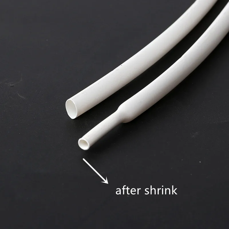 Термоусадочная трубка 1 метр прозрачная термоусадочная обмотка комплекты