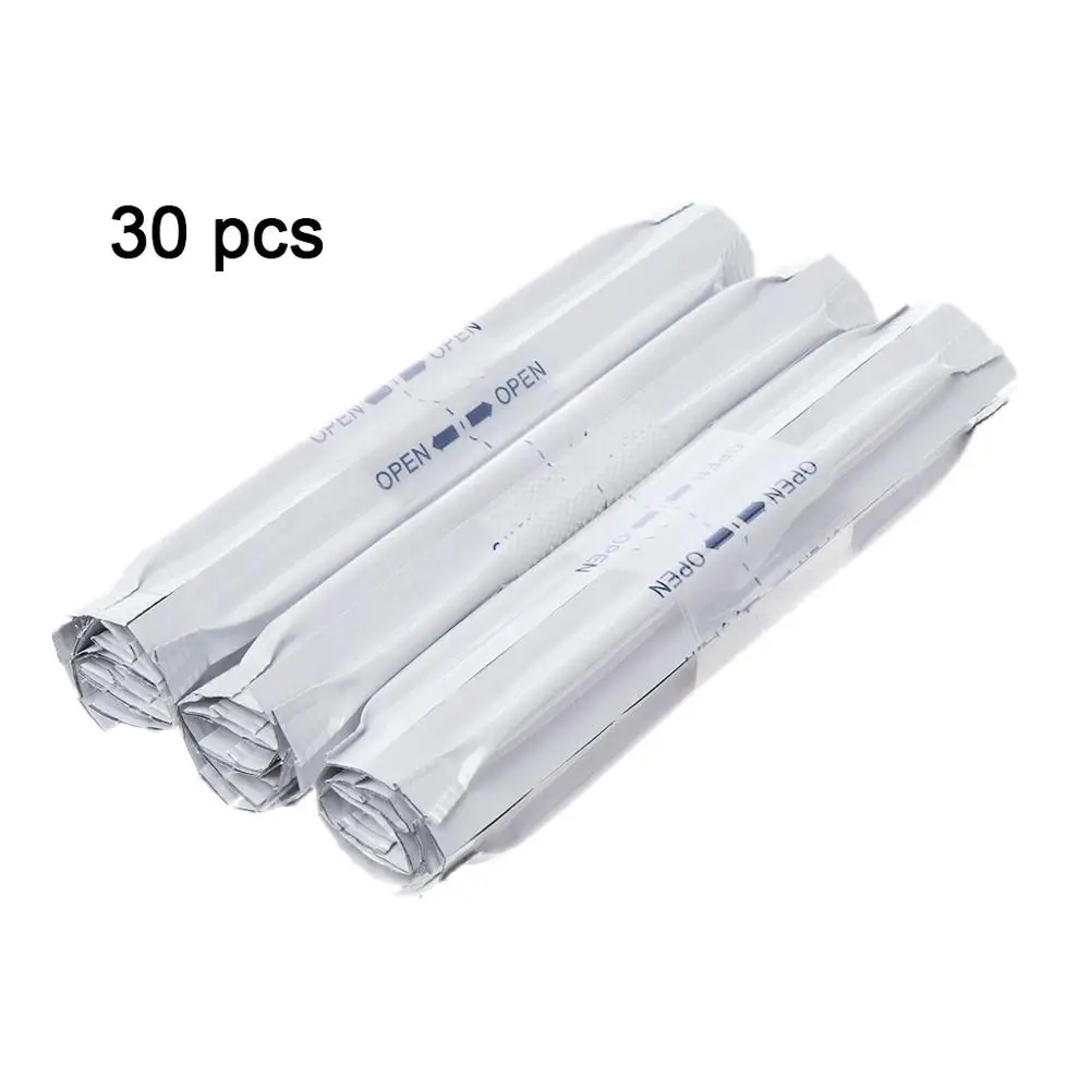 30PCS 50 шт./кор. влажный спирт ватные тампоны двойная головка Чистящая палка для IQOS 2,4 PLUS для IQOS 3,0 LIL/LTN/HEETS/GLO нагреватель - Цвет: 30PCS