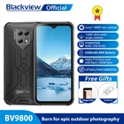 Смартфон Blackview BV9800, Helio P70, Android 9,0, 6 ГБ + 128 Гб, задняя камера 48 МП, водонепроницаемость IP68, 6580 мА  ч, 6,3 дюйма FHD мобильный телефон