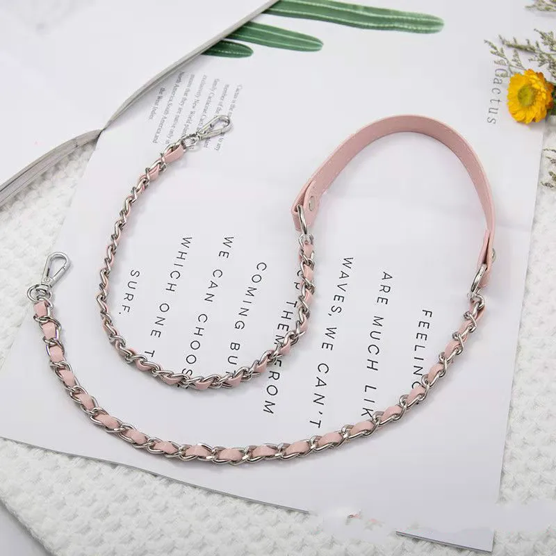 90cm/100cm/110cm/120cm New Women's Diagonal Span Bag Metal Chain Bag Accessories One-Shoulder Joker Bag Accessories