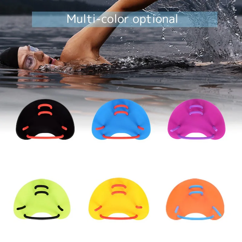 1 пара детских Регулируемый рычаг ручной перепончатая перчатка плавательные