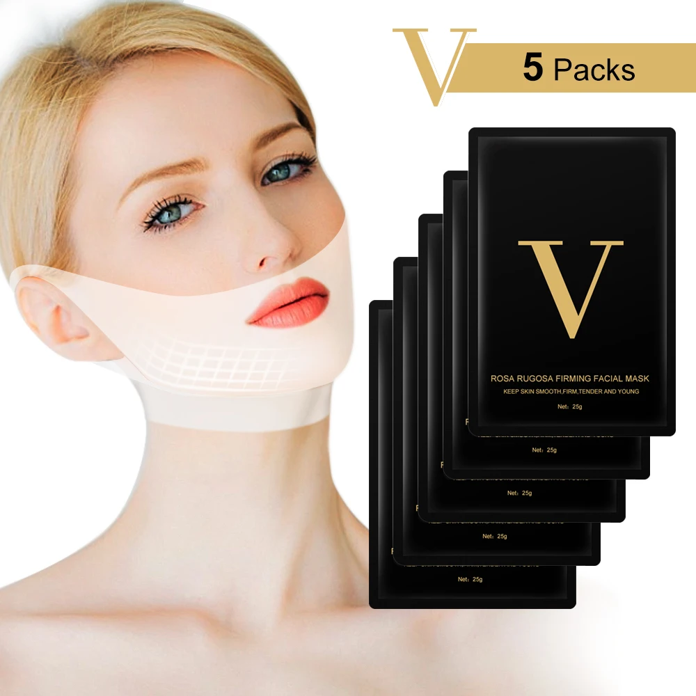 

4D V Shape Face Lift Slimming Firming Mask Facial Line Remover Wrinkle Double Chin Reduce Lift Bandage Skin Care Tool Dropship