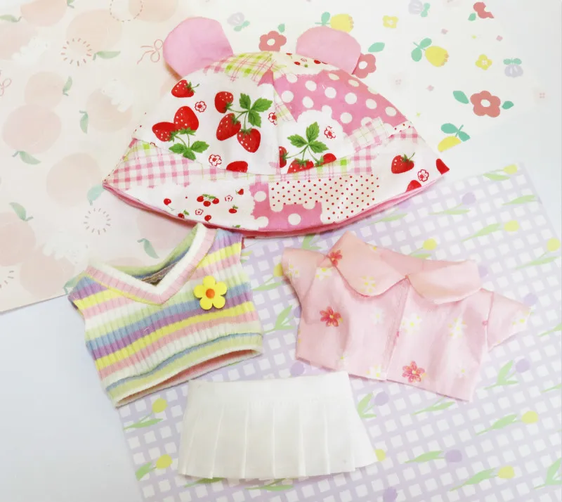 

[MYKPOP]KPOP Doll's Clothes & Accessories: Summer Clothes Set for 20cm doll (without doll) Fans Collection SA20072609