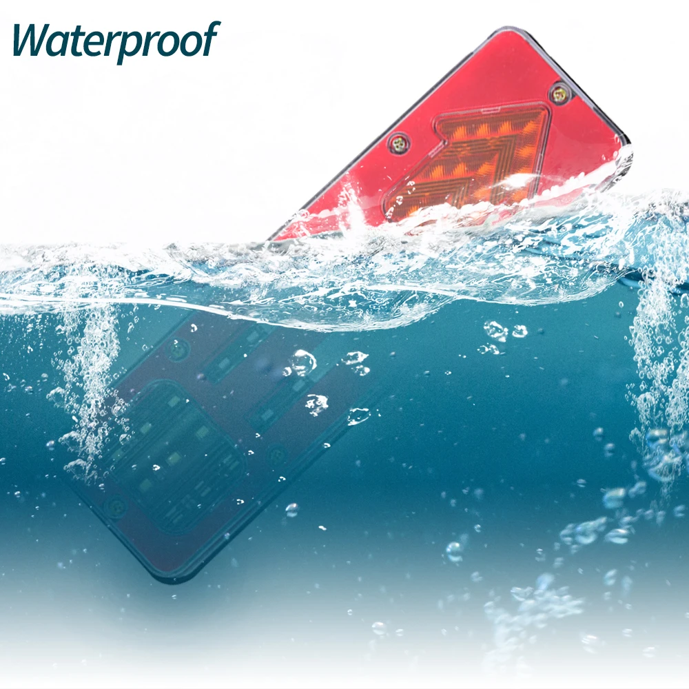 2 шт. 12 В Динамический светодиодный задний фонарь для автомобиля грузовика сигнал