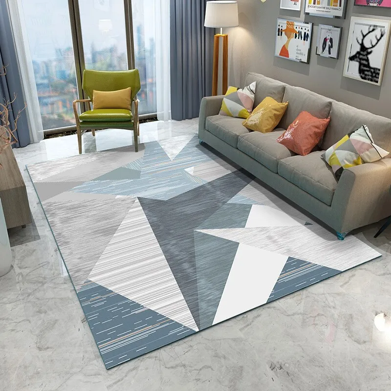 

Autumn And Winter New Geometric Living Room Coffee Table Blanket Bedroom Bedside Carpet 3D Printed Rectangular Carpet