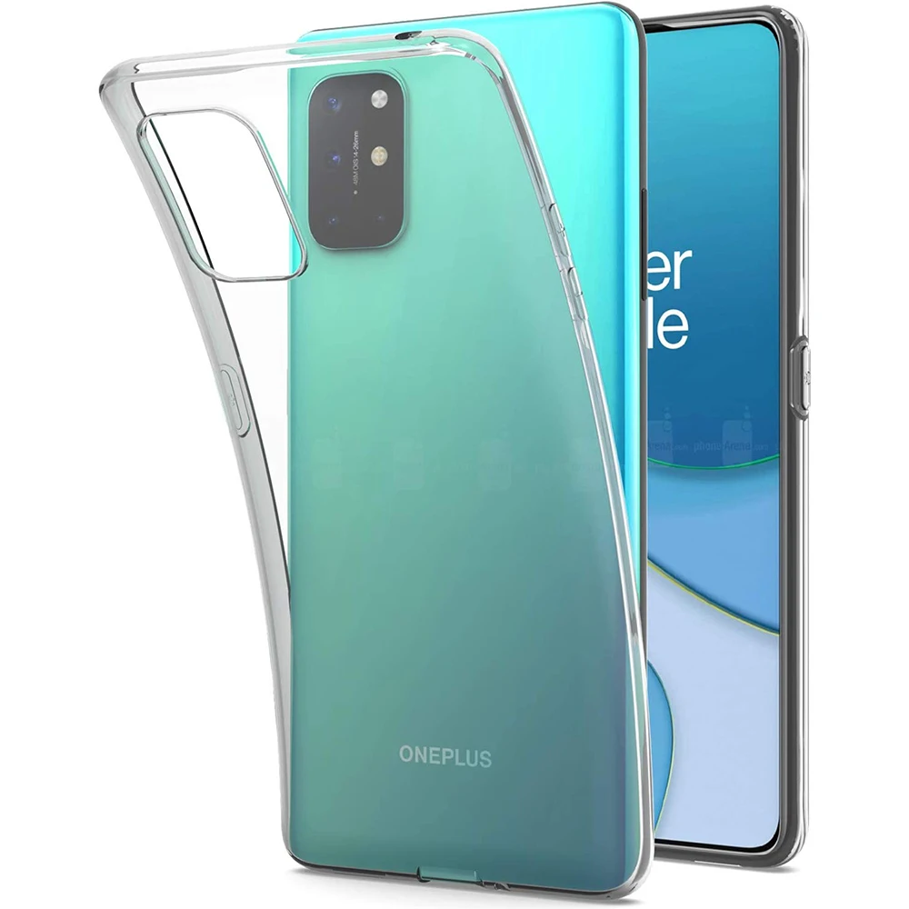 

Transparent Shockproof Back Cover for OnePlus 8T / 8T Plus 5G TPU Soft Crystal Clear Silicone Phone Cases 1+8T